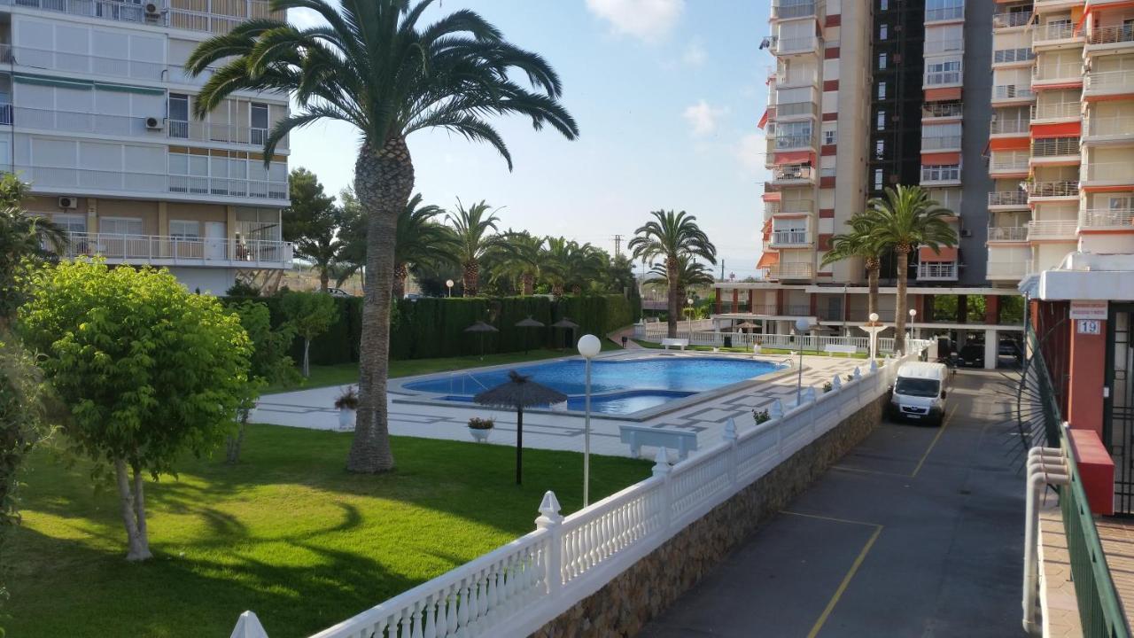 Apartamento En 1ª Linea Con Piscina Alicante Exterior photo