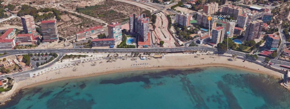 Apartamento En 1ª Linea Con Piscina Alicante Exterior photo
